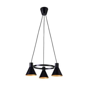 Csillár zsinóron MORE 3xE27/40W/230V fekete 33-71156 kép