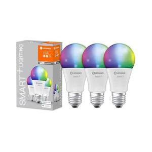 KÉSZLET 3x LED RGBW Dimmelhető izzó SMART+ E27/9W/230V 2700K-6500K - Ledvance 4058075485754 kép