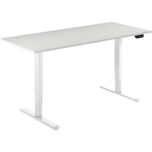 AlzaErgo Table ET1 NewGen fehér + TTE-01 140x80 cm fehér tölgy asztallap kép