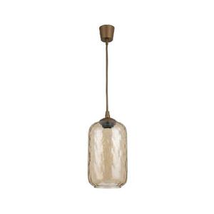 Brilagi - LED csillár kábelen R GLASS 1xE27/60W/230V átm. 14 cm barna/füstbarna NSTK7701+TK8611A kép
