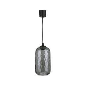 Brilagi - LED függeszték kábellel R GLASS 1xE27/60W/230V átm. 14 cm fekete/füstszürke NSTK7501+TK6439A kép