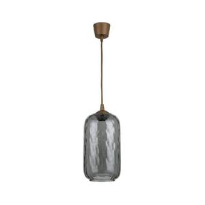 Brilagi - LED függőlámpa kábellel R GLASS 1xE27/60W/230V átm. 14 cm barna/füstszürke NSTK7501+TK8611A kép