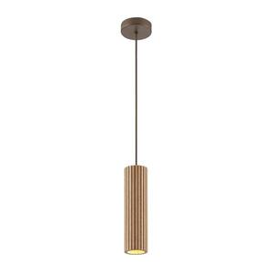 Brilliant - LAKEWOOD kábeles függeszték 1xGU10/10W/230V, Ø 10 cm, barna 51570/20 kép