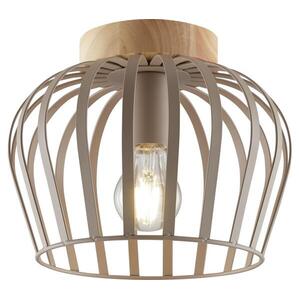 Brilliant - Mennyezeti lámpatest NORDIC CAGE 1xE27/20W/230V átm. 25 cm bézs 51550/22 kép