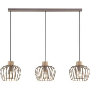 Brilliant - Kábeles függőlámpa NORDIC CAGE 3xE27/20W/230V bézs 51553/22 kép