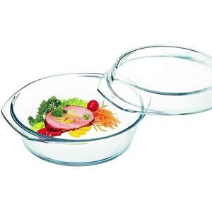 KAVALIERGLASS Kerek tepsi 2 l + fedél 1 l kép
