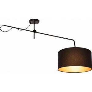 LED állítható felületre szerelhető csillár VENICE 1xE27/60W/230V fekete/arany H0250 kép