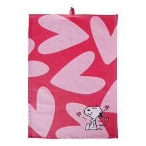 PEANUTS konyharuha 38x54cm , Snoopy szivecskés kép