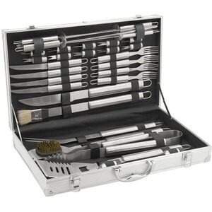 Cattara Grill eszköz készlet, 30 db, ALU koffer kép