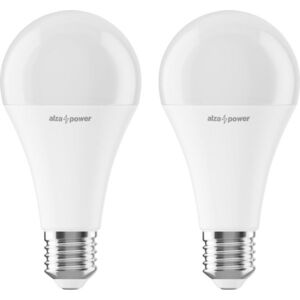 AlzaPower LED 18-115W, E27, 2700K, set, 2db kép
