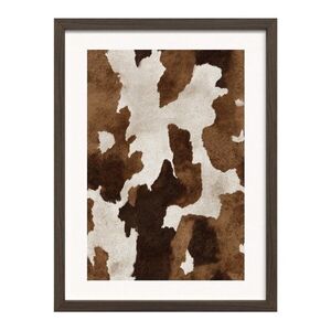 Nyomtatott keretezett kép 30x40 cm Cowhide – Styler kép
