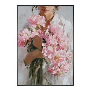 Nyomtatott keretezett-vászon kép 70x100 cm Floral Embrace – Styler kép