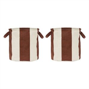Textil tárolókosár szett 2 db-os ø 32x32 cm Kara – OYOY Living Design kép