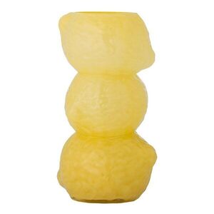 Sárga üveg váza (magasság 27 cm) Limone – Bloomingville kép