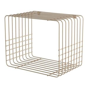Bézs többszintes fém fali polc 38 cm Wire – Mette Ditmer Denmark kép