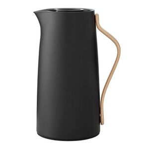 Fekete rozsdamentes acél thermo kancsó 1, 2 l Emma – Stelton kép