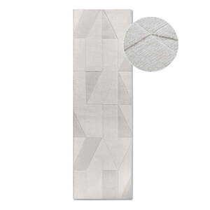Krémszínű kézi szövésű gyapjú futószőnyeg 80x250 cm Ursule – Villeroy&Boch kép