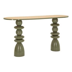 Zöld fém konzolasztal 45x150 cm Metal Console – Mauro Ferretti kép