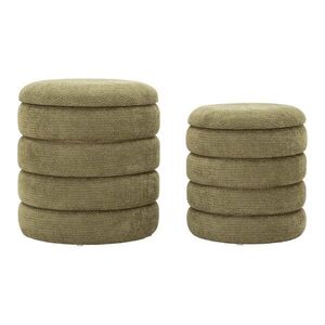 Khaki puff szett 2 db-os Nordic Style – Mauro Ferretti kép