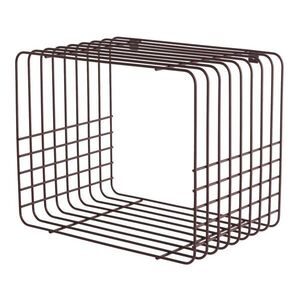 Borvörös többszintes fém fali polc 38 cm Wire – Mette Ditmer Denmark kép