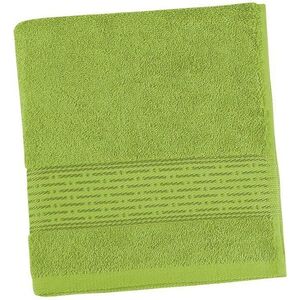 Bellatex Frottír kollekció, csíkos 16/52 - 50 × 100 cm - olívazöld - olívazöld kép