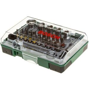 Bosch 2607017160 bit + csavarkulcs szett, 27 részes kép