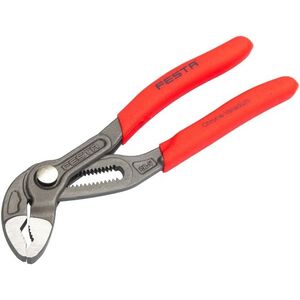 FESTA SIKO Nyomógombos csőfogó, CrV, 180 mm, 0-30 mm kép