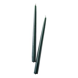 TWIN FLAME gyertya 31cm 2 db , sötétzöld kép
