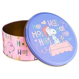 PEANUTS fém tárolódoboz Ø16, 7 cm Snoopy HoHoHo kép