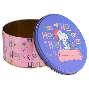 PEANUTS fém tárolódoboz Ø 13, 5 cm , Snoopy Hohoho kép