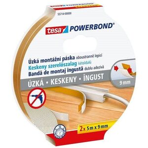 tesa Powerbond Slim - keskeny, habszivacs, 2 darab/csomag, 5mx9 mm kép
