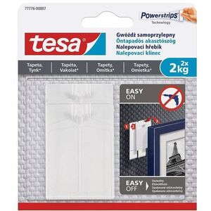 TESA öntapadós akasztószög, tapétára és vakolatra, 2 kg kép