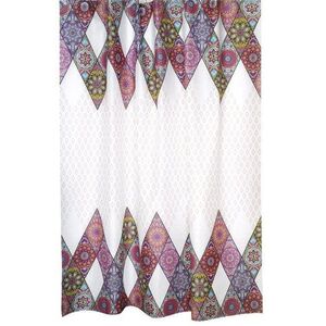 Bellatex Zuhanyfüggöny - 180 × 200 cm - rózsaszín mandala kép