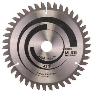 BOSCH fűrészlap Multi Material 160 x 20/16 x 2, 4 mm kép