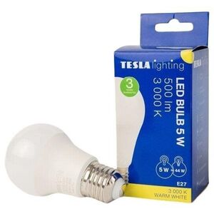 Tesla - LED izzó BULB, E27, 5W, 230V, 500lm, 25 000h, 3000K meleg fehér, 220° kép