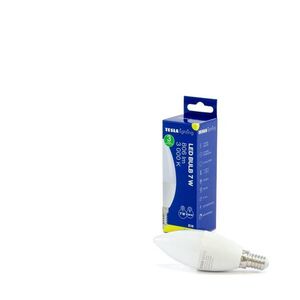 Tesla - LED izzó CANDLE gyertya, E14, 7W, 230V, 806lm, 25 000h, 3000K meleg fehér, 180° kép