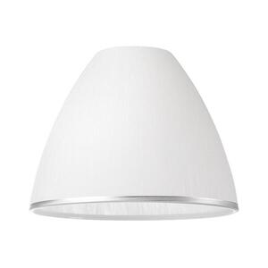 Csereüveg RETRO, ANTICO E27 csillárhoz és fali lámpához, átm. 13 cm, fehér/ezüst klosz 45 kép