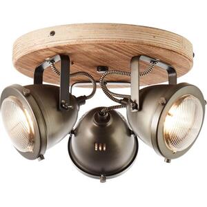 Brilliant - CARMEN WOOD spotlámpa 3xGU10/5W/230V eukaliptusz 72034/84 kép