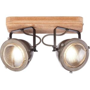 Brilliant - Mennyezeti spotlámpa CARMEN WOOD 2xGU10/5W/230V eukaliptusz 72029/84 kép