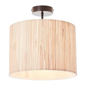 Brilliant - WIMEA mennyezeti lámpa 1xE27/52W/230V Ø 30 cm, fekete/bézs 99488/76 kép