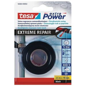 tesa EXTREME REPAIR, butil, önvulkanizáló, UV-álló, fekete, 2, 5m: 19mm kép