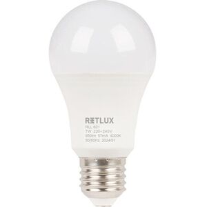 RETLUX RLL 601 A60 E27 bulb 7W CW D kép
