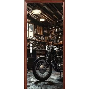 Predator Q1 öntapadós 2D tapéta ajtókra, motorkerékpár kép