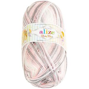Bellatex Baby Best Batik 100 g - 6664 rózsaszín, szürke, fehér kép
