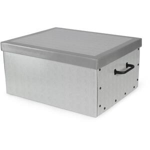 Compactor Boston Összecsukható tárolódoboz kartondoboz 50 × 40 × 25 cm szürke kép