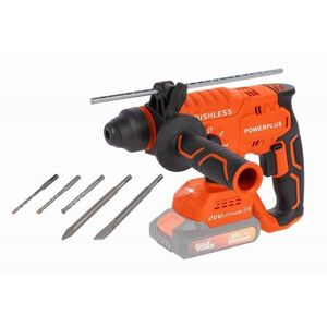 PowerPlus POWDP15630 akkus fúró vésőkalapács, 20 V, szénkefementes (akku nélkül) kép