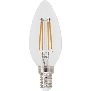 Diolamp Candle Filament LED izzó, átlátszó, C35, 5 W/ 230 V/ E14/ 4000 K/ 690 lm/ 360°/ dimmelhető kép