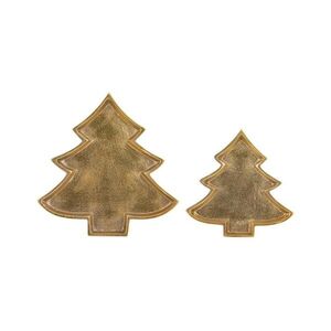 Fém dekoratív tálca 24x23 cm Noelle Christmas Tree – Ladelle kép