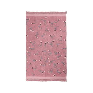Rózsaszín mosható kézi szövésű pamut gyerek szőnyeg 140x210 cm English Garden Ash Rose – Lorena Canals kép