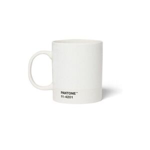 Fehér porcelán bögre 375 ml Cortado Cloud Dancer 11-4201 – Pantone kép